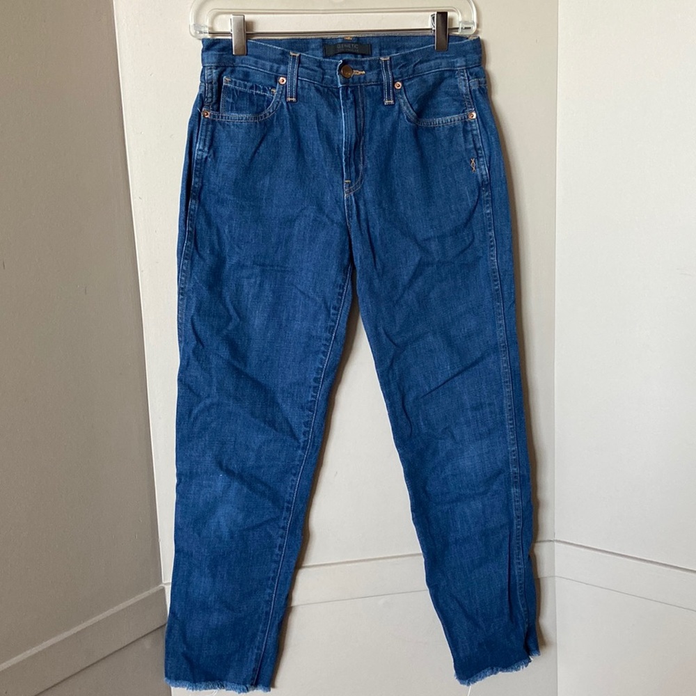 genetic jeans / denim with raw hem